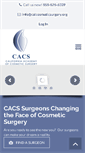 Mobile Screenshot of calcosmeticsurgery.org